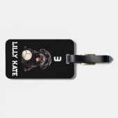 Personalisierte Volleyball-Gepäckmarke Gepäckanhänger (Rückseite horizontal)