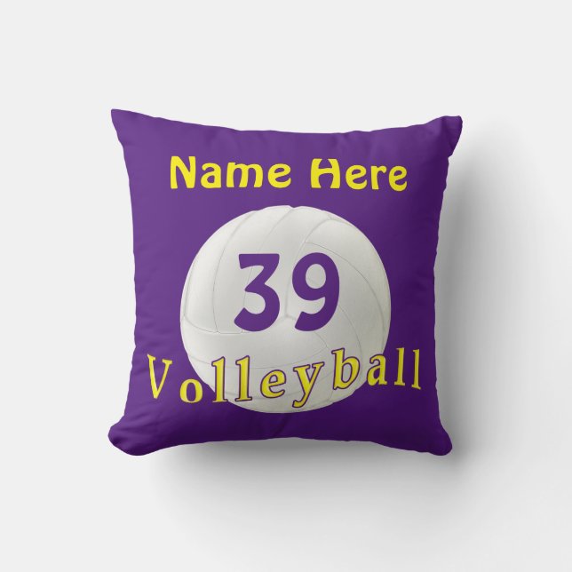 Personalisierte Volleyball-Geschenke, Kissen (Vorderseite)