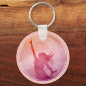 Personalisierte Volleyball-Girls Schlüsselanhänger (Vorderseite)