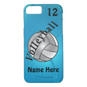 Personalisierte Volleyball iPhone 7 Hüllen für sie (Rückseite)