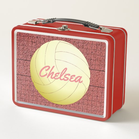 Personalisierte Volleyball-Lunchbox Metall Brotdose (Vorderseite)