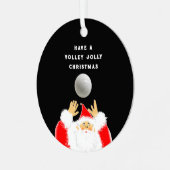 Personalisierte Volleyball-Sammelfunktion 2022 Ornament Aus Metall (Vorderseite links)