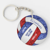 personalisierte Volleyball Schlüsselanhänger (Vorderseite)