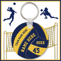 Personalisierte Volleyball-Schlüsselanhänger BULk