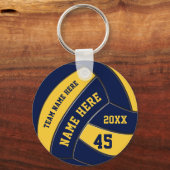 Personalisierte Volleyball-Schlüsselanhänger BULk  Schlüsselanhänger (Vorderseite)