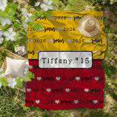 Personalisierte Volleyball Senior Name und Nummer Fleecedecke