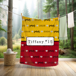 Personalisierte Volleyball Senior Name und Nummer Fleecedecke