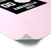 Personalisierte Volleyball-Team Girls FotoCollage Poster (Ecke)