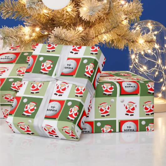Personalisierte Volleyball-Weihnachten Geschenkpapier (Feiertage)