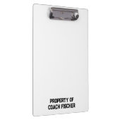 Personalisierte Volleyball-Zwischenablage Klemmbrett (Rechts)