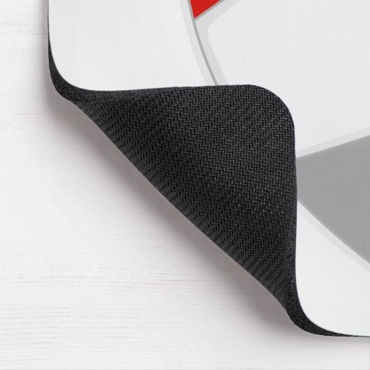 personalisierte Volleyballfarben in Grautönen Mousepad (Ecke)