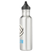 Personalisierte Volleyballflasche Edelstahlflasche (Rechts)