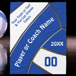 Personalisierte Volleyballgeschenke für Spieler od Fleecedecke