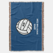 Personalisierte Volleyballmannschaft, Spielername  Decke (Vorderseite Vertikal)