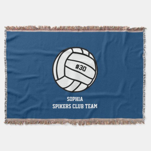 Personalisierte Volleyballmannschaft, Spielername  Decke (Vorderseite)