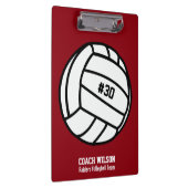 Personalisierte Volleyballmannschaft, Spielername  Klemmbrett (Rechts)