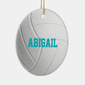 Personalisierte Volleyballverzierung Keramik Ornament (Rechts)