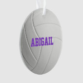Personalisierte Volleyballverzierung Ornament (Vorderseite)