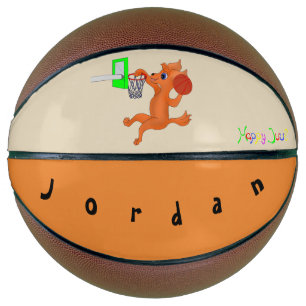 Personalisierte Vollgröße Basketball - Happy Bas