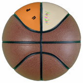 Personalisierte Vollgröße Basketball - Happy Baske (Rechts)