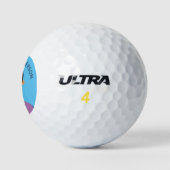 Personalisierte, von Avatar bearbeitbare Golfballs Golfball (Logo)