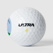 Personalisierte, von Avatar bearbeitbare Golfballs Golfball (Logo)
