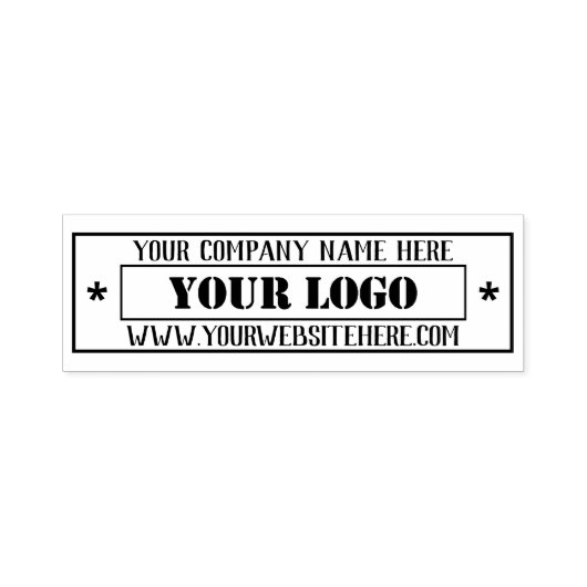 Personalisierte Vorlage für den Firmenlogos Permastempel (Design)