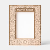 Personalisierte Vorlage für die Blattlinie Geätzte Rahmen (Vorderseite)