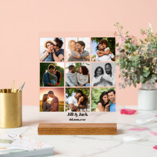 Personalisierte Vorlage für die FotoCollage für Pa Acrylschild