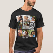 Personalisierte Vorlage für die FotoCollage für Pa T-Shirt (Vorderseite)