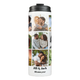 Personalisierte Vorlage für die FotoCollage für Pa Thermosbecher