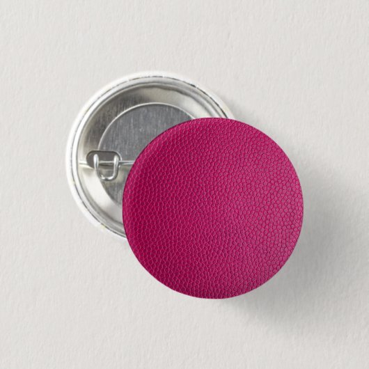 Personalisierte Vorlage für rosa Leder Button (Vorne & Hinten)