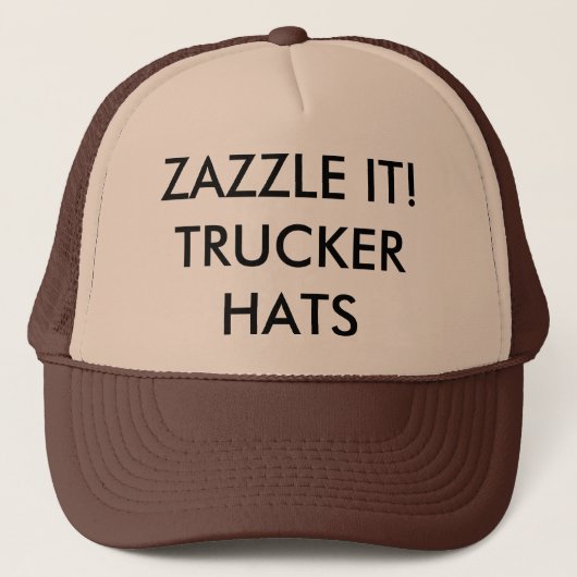 Personalisierte Vorlage für TRUCKER-HAT Truckerkappe (Vorderseite)