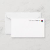 Personalisierte Vorlage Ihr Name Unternehmen Logo (Rückseite)