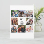 Personalisierte Vorlage "Wir sind Familie" (Stehend Vorderseite)