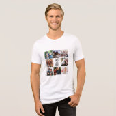 Personalisierte Vorlage "Wir sind Familie" Tri-Blend Shirt (Vorderseite voll)