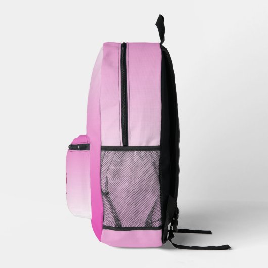 Personalisierte VorlagenGirls mit rosa Farbtönen Bedruckter Rucksack (Rechts)