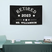 Personalisierte Vorruhestandsgeschenk Banner (Messeveranstaltung)