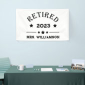 Personalisierte Vorruhestandsgeschenk Banner (Messeveranstaltung)