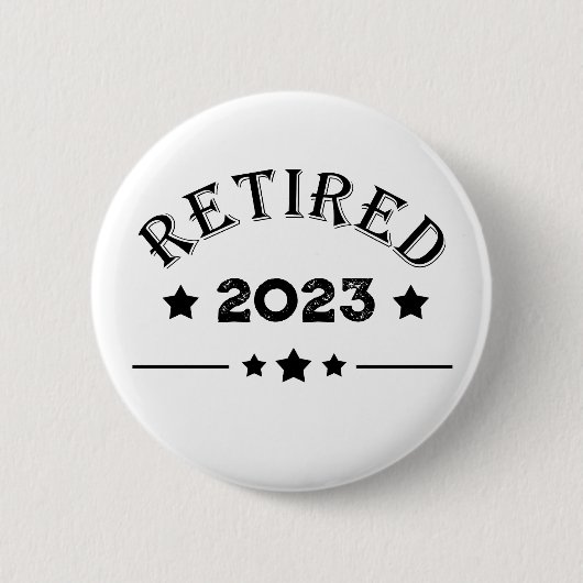 Personalisierte Vorruhestandsgeschenk Button (Vorderseite)