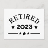 Personalisierte Vorruhestandsgeschenk Feiertagspostkarte (Vorderseite)