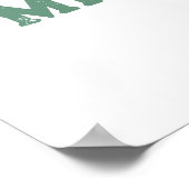 Personalisierte Vorruhestandsgeschenk Poster (Ecke)