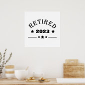 Personalisierte Vorruhestandsgeschenk Poster (Küche)