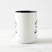 Personalisierte Vorruhestandsgeschenk Tasse (Zentrum)