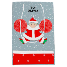 Personalisierte Vorweihnachtszeit Mittlere Geschenktüte