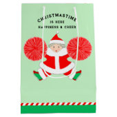 Personalisierte Vorweihnachtszeit Mittlere Geschenktüte (Rückseite)