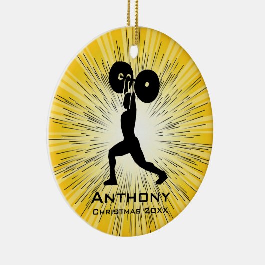 Personalisierte Waage Keramikornament (Rechts)