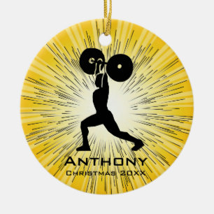 Personalisierte Waage Keramikornament