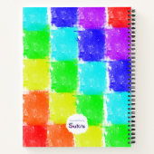 Personalisierte Wachsmalblöcke 1. Kalligrafie Kind Notizblock (Rückseite)