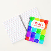 Personalisierte Wachsmalblöcke 1. Kalligrafie Kind Notizblock (Innenseite)